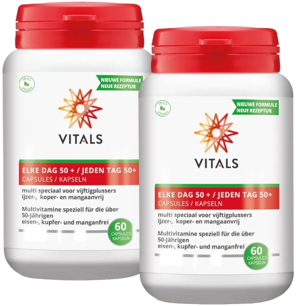 Vitals Elke Dag 50+ Capsules Duoverpakking