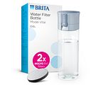 Brita Waterfilterfles Vital Lichtblauw + 2 MicroDisc Filters 1ST