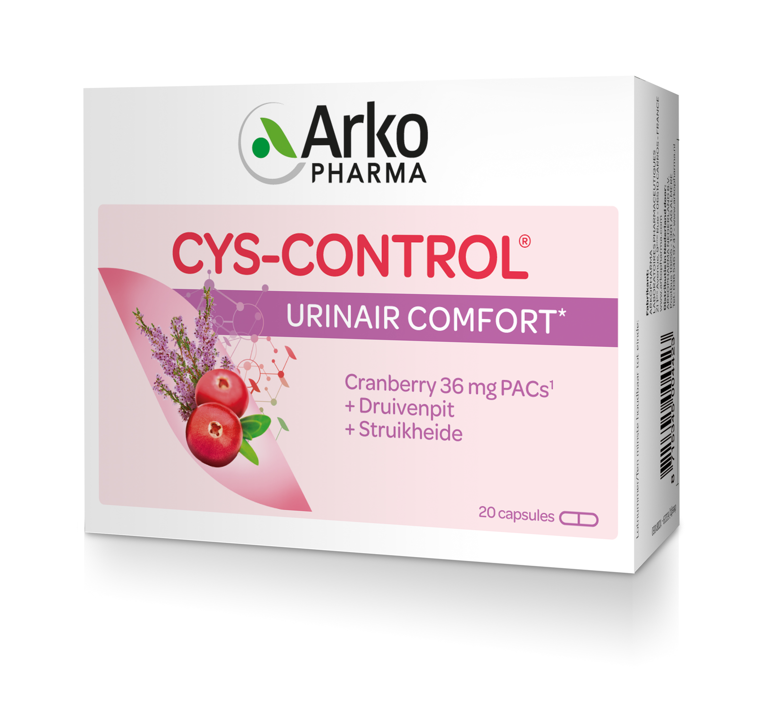 Arkopharma Cys-Control Capsules 20CP