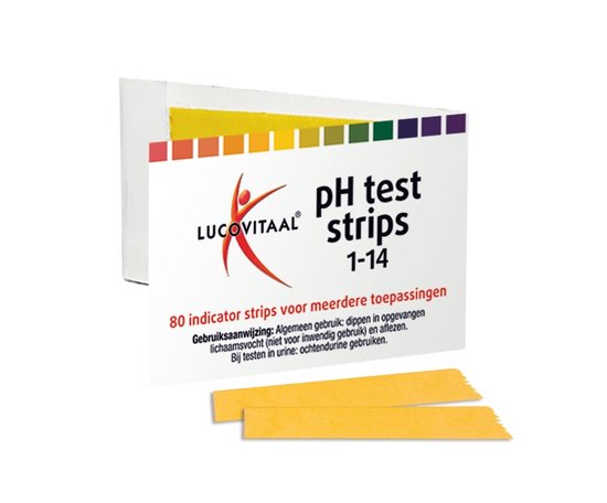 Lucovitaal Zuur Base PH Strips afbeelding
