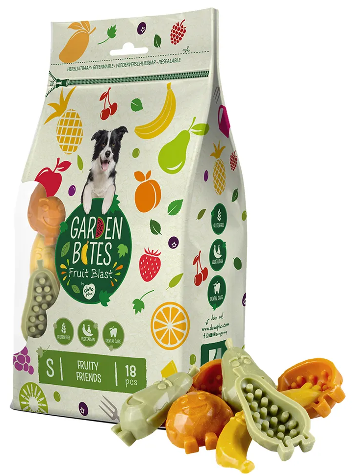 Duvoplus Garden Bites Fruity Friends Hondensnack afbeelding