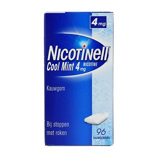 Nicotinell Kauwgom Cool Mint 4mg -  voor stoppen met roken 96ST
