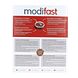Modifast Intensive Weight Loss Pudding Chocolate 440GR achterkant verpakking Modifast Intensive Weight Loss Pudding Chocolate 440GR achterkant verpakking