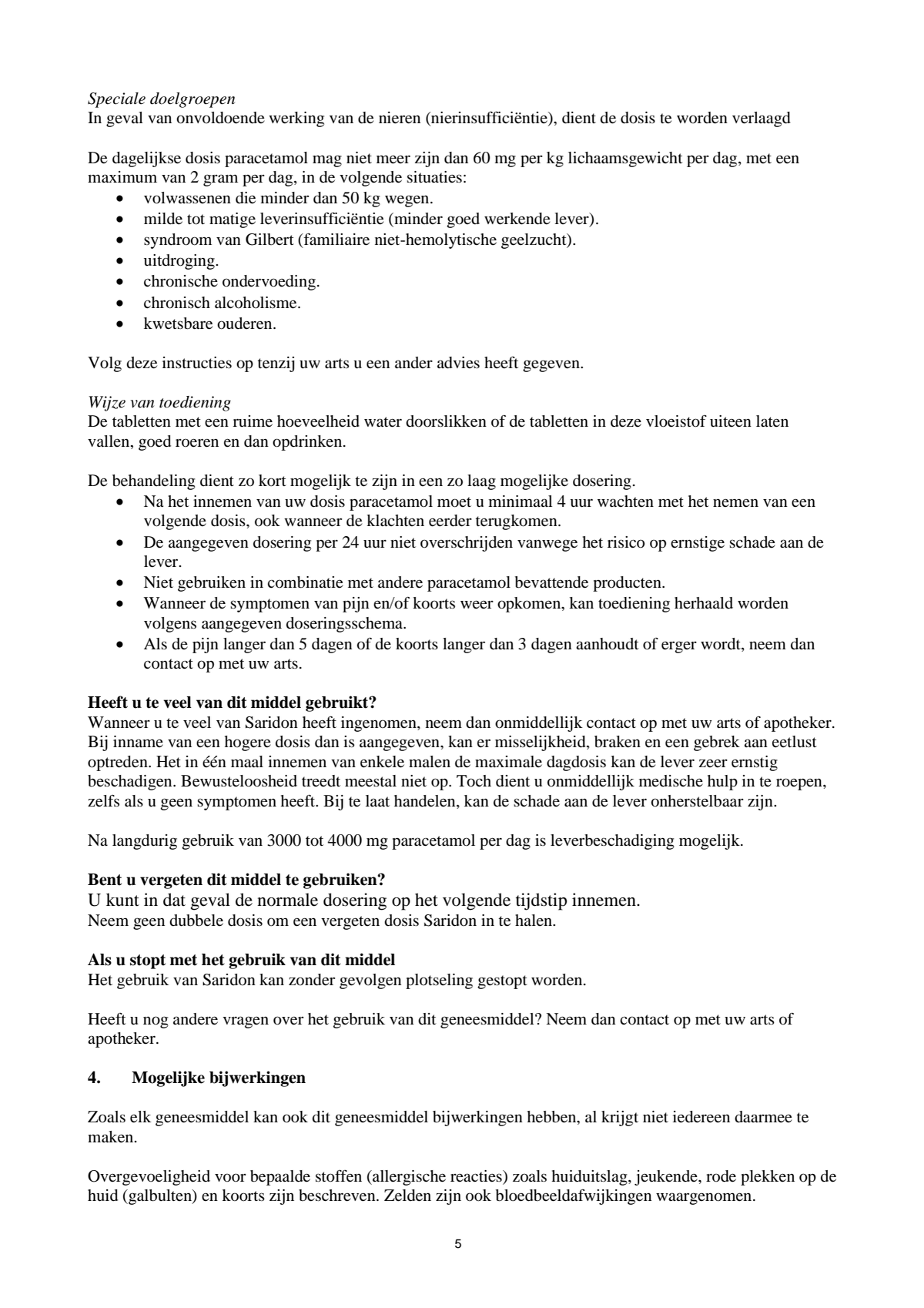 Tabletten afbeelding van document #5, leaflet