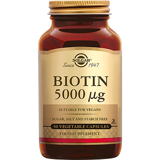 Solgar Biotine 5000 mcg Capsules 50VCP