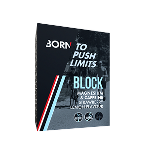 Born Block Magnesium & Caffeine - Strawberry Lemon 64GR