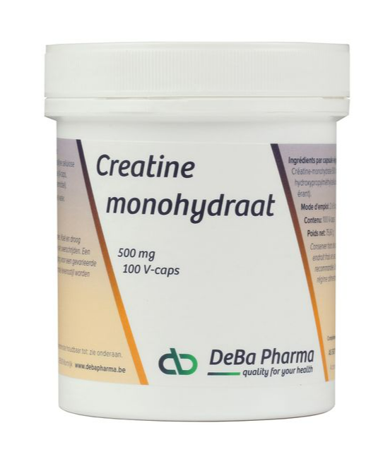 DeBa Pharma Creatine Monohydraat Capsules 100VCP