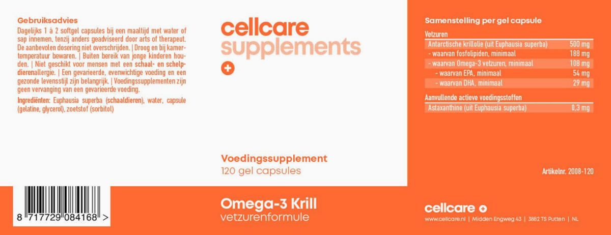 Omega-3 Krill Capsules afbeelding van document #1, label