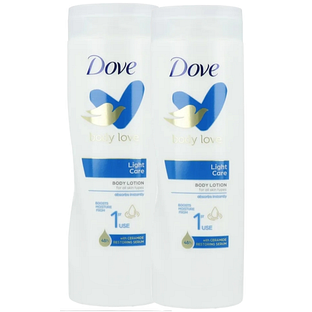 Dove Light Care Body Lotion Duo 2x400ML