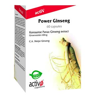 Activo Power Ginseng Capsules 60VCP Activo Power Ginseng Capsules 60VCP