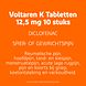 Voltaren K 12,5 mg pijnstiller Filmomhulde Tabletten Diclofenac-Kalium 10TB Voltaren K 12,5 mg pijnstiller Filmomhulde Tabletten Diclofenac-Kalium 10TB