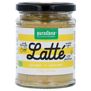Purasana Latté Ginger & Curcuma 120GR