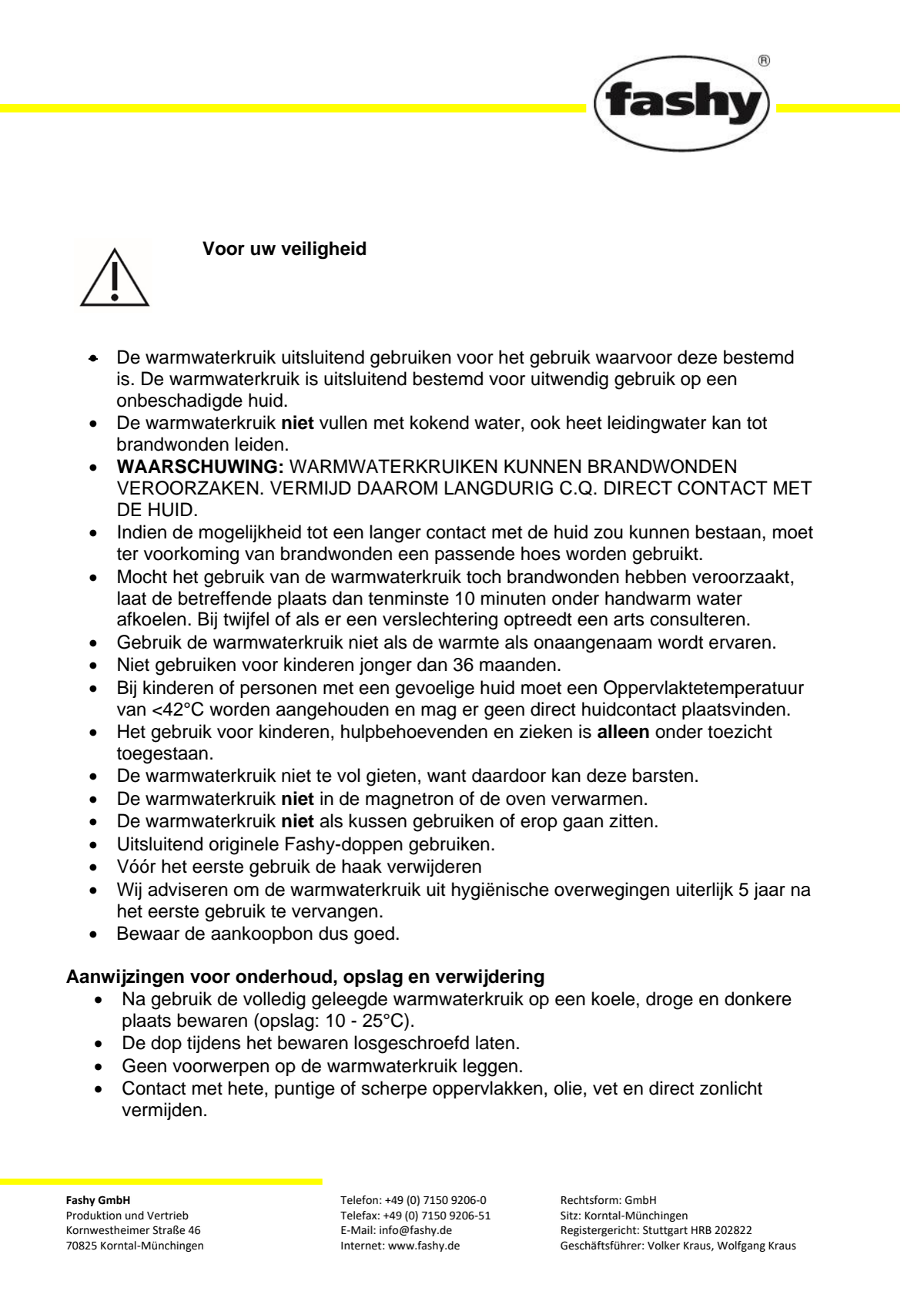 Warmwaterzak Dubbelgeribbeld Cranberry afbeelding van document #2, instructions