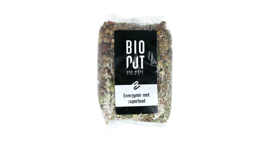 BioNut Energie Mix met Superfood 500GR - Noten & Fruit