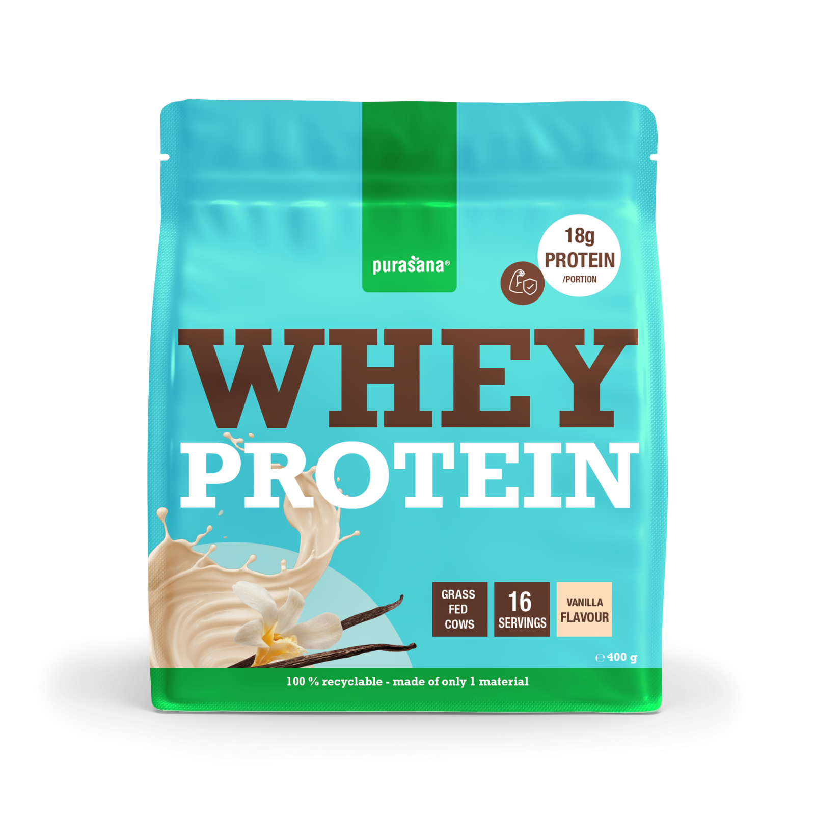 Purasana Whey Protein Powder Vanilla