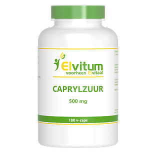 Elvitum Caprylzuur 500mg Vegicaps 180CP