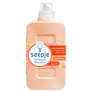 Seepje Wasverzachter Sandelhout Perzik 750ML Seepje Wasverzachter Sandelhout Perzik 750ML
