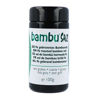 Bambu Salz Bamboezout 9x Zeer Grof 100GR Bambu Salz Bamboezout 9x Zeer Grof 100GR