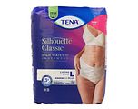 TENA Silhouette Classic High Waist Underwear Crème 44-54 L Plus 8ST