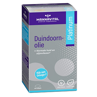 MannaVital Duindoornolie Platinum Softgels 150SG