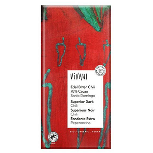 Vivani Edel Bitter Chili 70% Cacao Reep 80GR