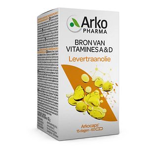 Arkocaps Levertraanolie Capsules 60CP Arkocaps Levertraanolie Capsules 60CP