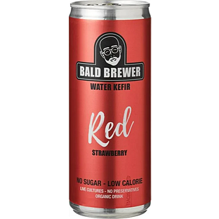 Bald Brewer Water Kefir Red Strawberry 250ML