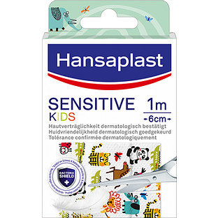 Hansaplast Pleisters Sensitive Kids 1m x 6cm 1ST Hansaplast Pleisters Sensitive Kids 1m x 6cm 1ST