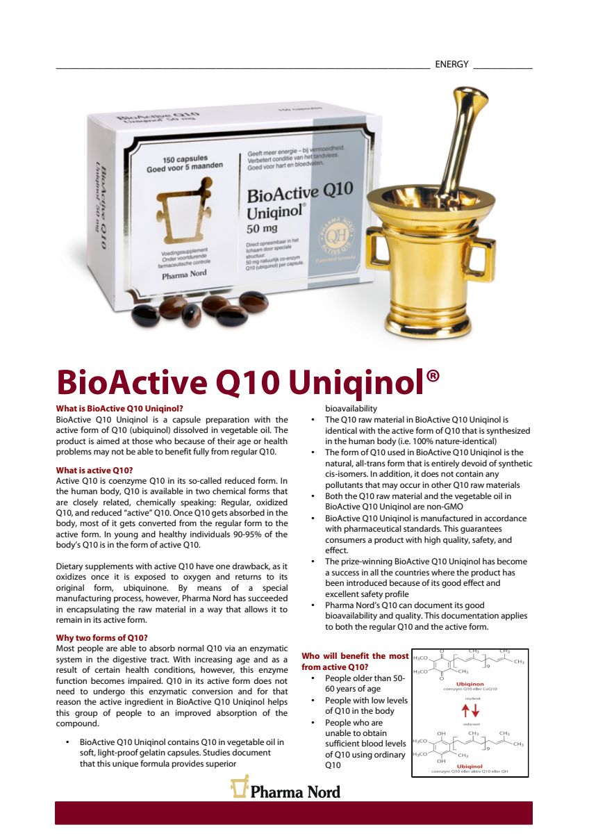 BioActive Uniqinol 50mg QH Capsules afbeelding van document #1, info_folder