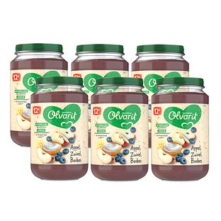 Olvarit 12m+ Appel Zuivel Bosbes 200GR Olvarit 12m+ Appel Zuivel Bosbes 200GR