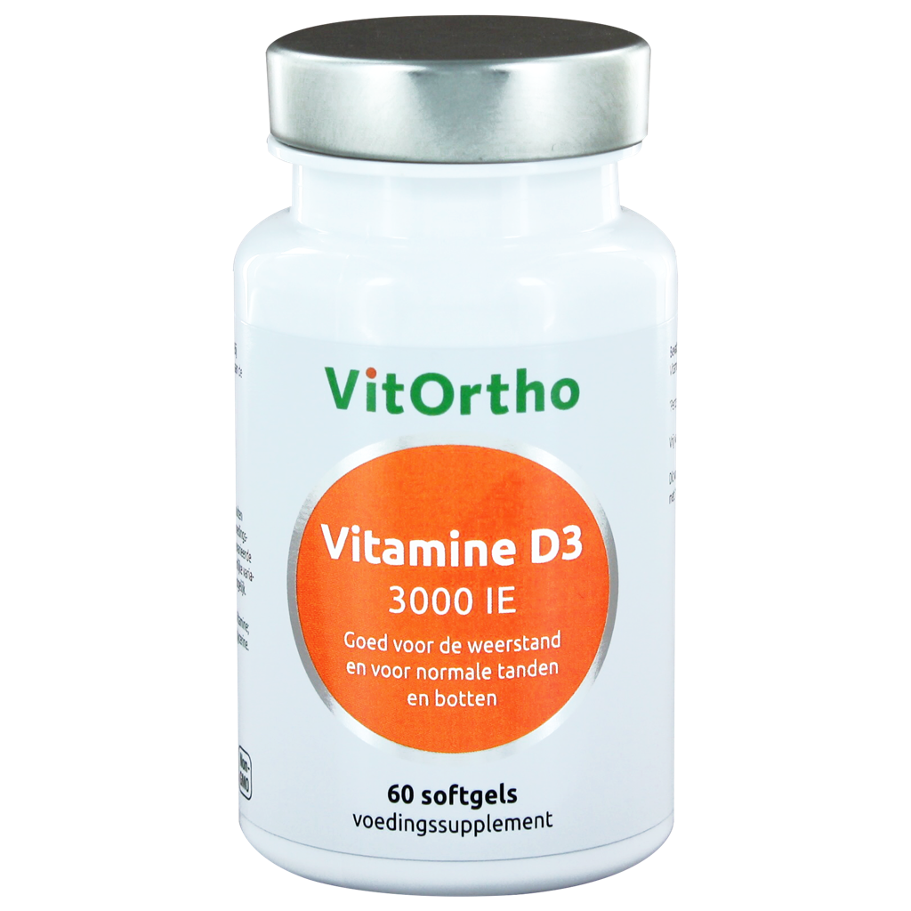 VitOrtho Vitamine D3 3000 IE Softgels 60SG