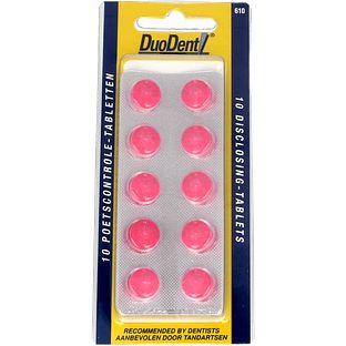Duodent Poetscontrole Tabletten 10ST