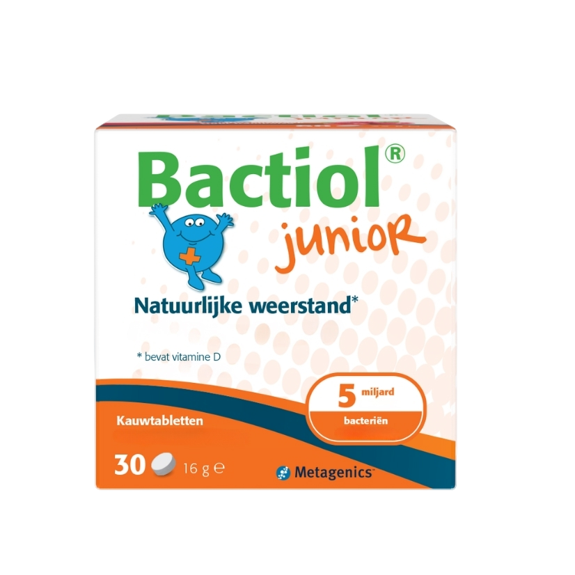 Metagenics Bactiol Junior Kauwtabletten 30KTB