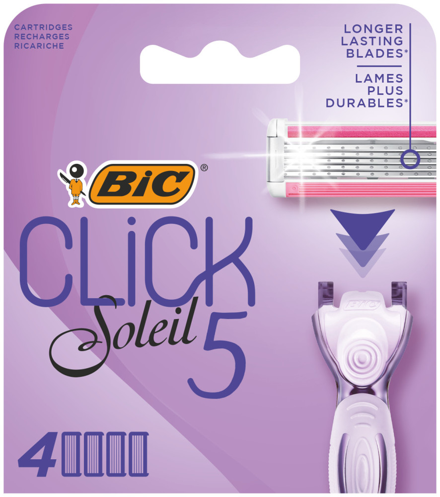 Bic Click Soleil 5 - Scheermesjes afbeelding