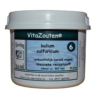 Vita Reform Van der Snoek Vita Reform Vitazouten Nr. 6 Kalium Sulfuricum 360TB