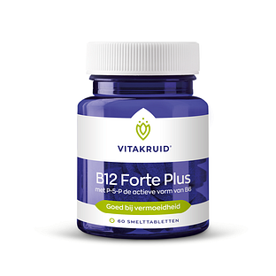 Vitakruid B12 Forte Plus® 3.000 met P-5-P Vitamine 60TB Vitakruid B12 Forte Plus® 3.000 met P-5-P Vitamine 60TB