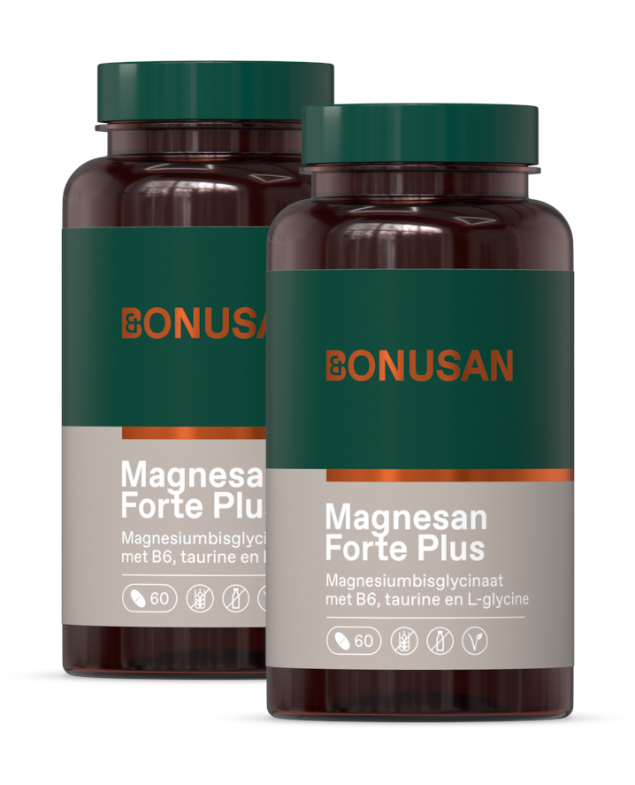 Bonusan Magnesan Forte Plus Tabletten Duoverpakking afbeelding 1