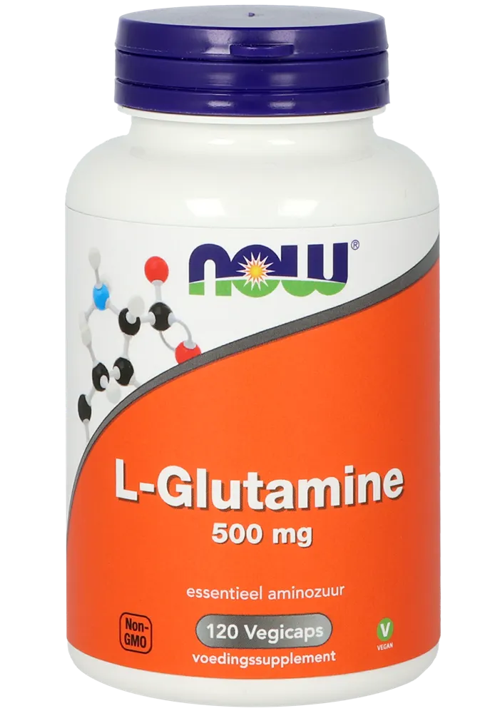 NOW L-Glutamine 500 mg Capsules 120VCP