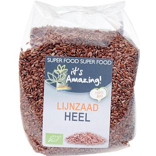 Its Amazing Lijnzaad Heel Bio 400GR