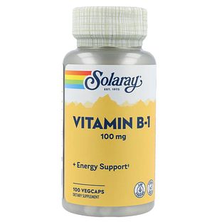 Solaray Vitamine B1 100mg Capsules 100ST Solaray Vitamine B1 100mg Capsules 100ST