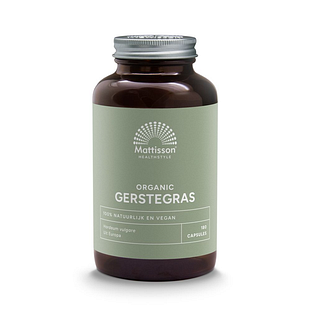 Mattisson HealthStyle Organic Gerstegras Capsules 180CP Mattisson HealthStyle Organic Gerstegras Capsules 180CP