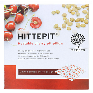 Hittepit Heatable Cherry Pit Pillow Vierkant Red Cherry 1ST Hittepit Heatable Cherry Pit Pillow Vierkant Red Cherry 1ST