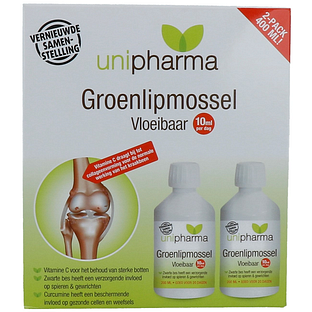 Unipharma Groenlipmossel Vloeibaar 400ML