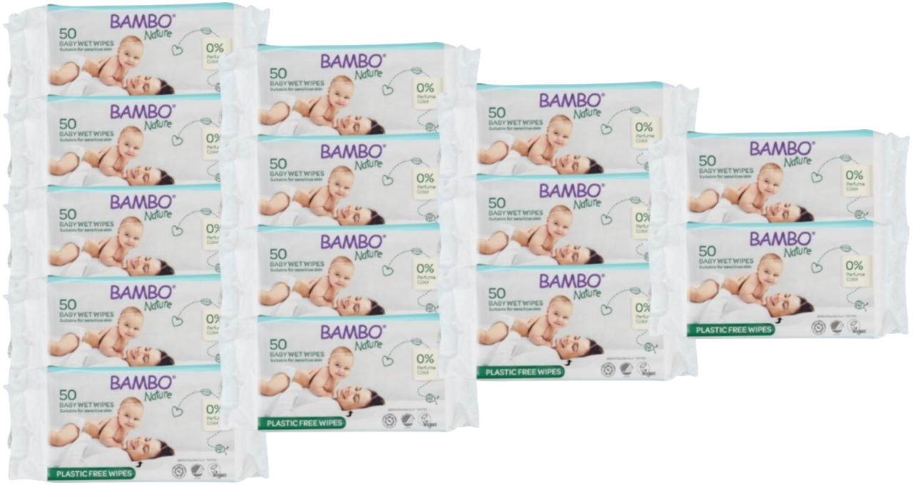 Bambo Nature Bio Babydoekjes Multiverpakking