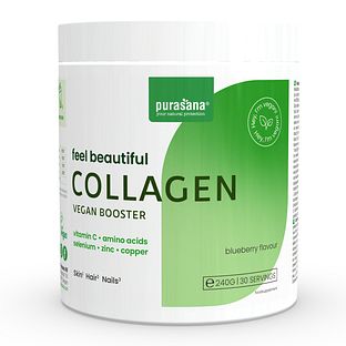Purasana Vegan Booster Collageen Poeder - Blauwe bes 240GR