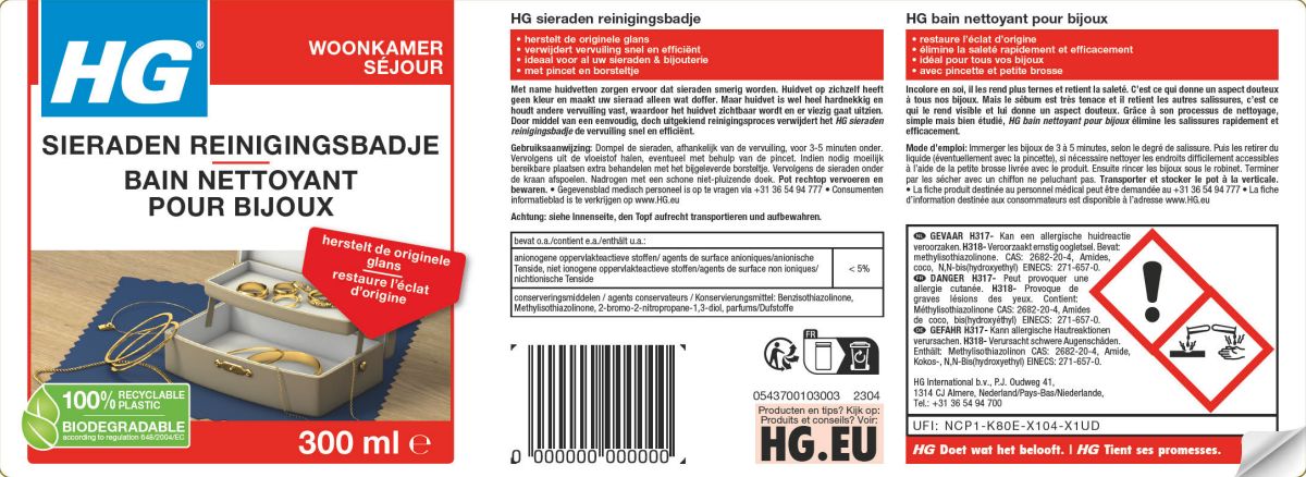 Woonkamer Sieraden Reinigingsbadje afbeelding van document #1, label