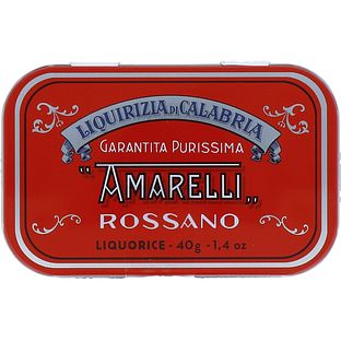 Jacob Hooy Laurierdrop Amarelli Blik Rood 40GR