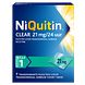 Niquitin Clear Pleisters 21mg Stap 1 7ST Niquitin Clear Pleisters 21mg Stap 1 7ST