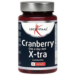 Lucovitaal Cranberry met X-tra Lactobacillus Capsules 30CP Lucovitaal Cranberry met X-tra Lactobacillus Capsules 30CP