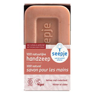 Seepje Natuurlijke Handzeep Vetiver Cederhout 120GR